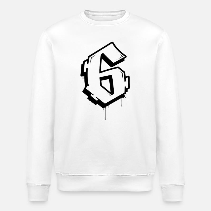 Digitale Kunst 6 - Stanley/Stella Unisex Bio-Sweatshirt ROLLER - Weiß