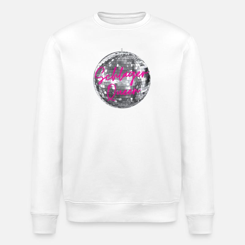 Schlager Queen - Stanley/Stella ROLLER Unisex Organic Sweatshirt - white