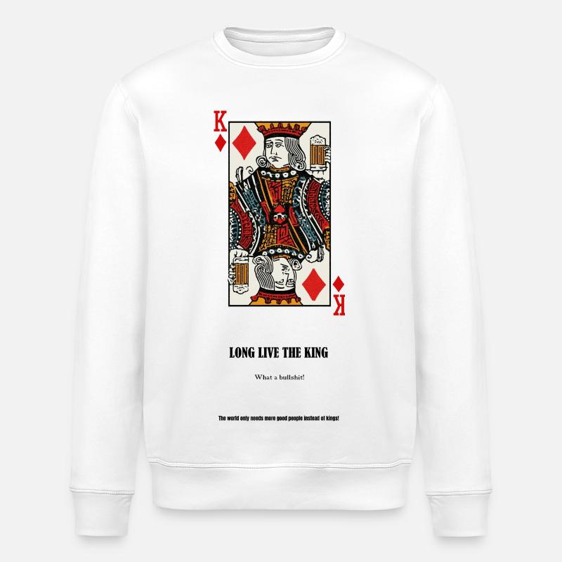 Pas de rois - Sweat bio ROLLER Stanley/Stella Unisexe - blanc