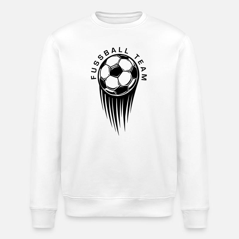 Fussball Team - Stanley/Stella Unisex Bio-Sweatshirt ROLLER - Weiß