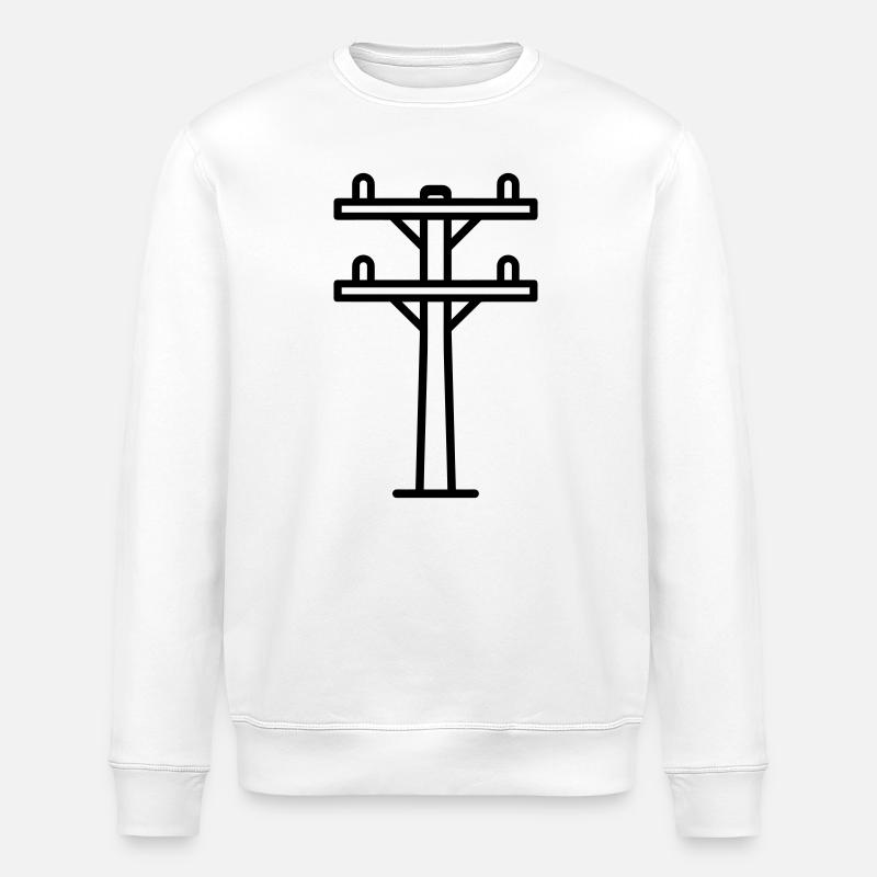 Strommast - Stanley/Stella Unisex Bio-Sweatshirt ROLLER - Weiß