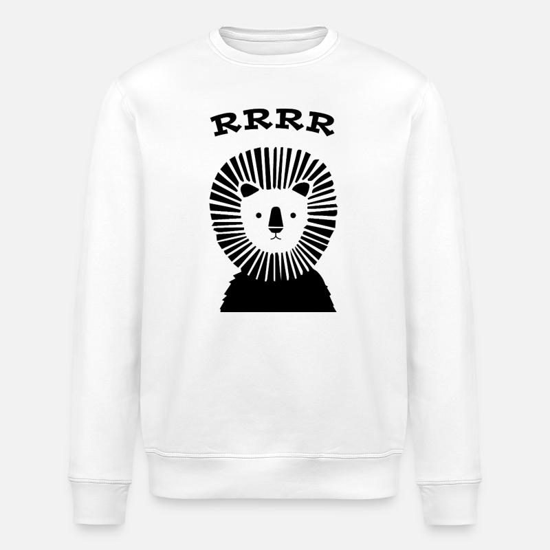 Löwe - Stanley/Stella Unisex Bio-Sweatshirt ROLLER - Weiß
