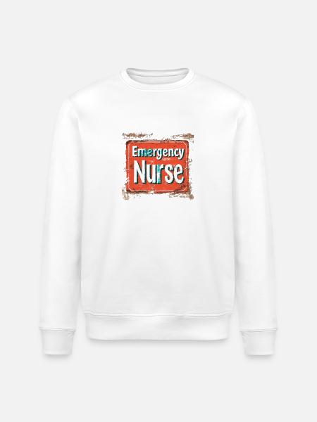 Notfallsanitäter Medizinisches Personal - Stanley/Stella Unisex Bio-Sweatshirt ROLLER - Weiß