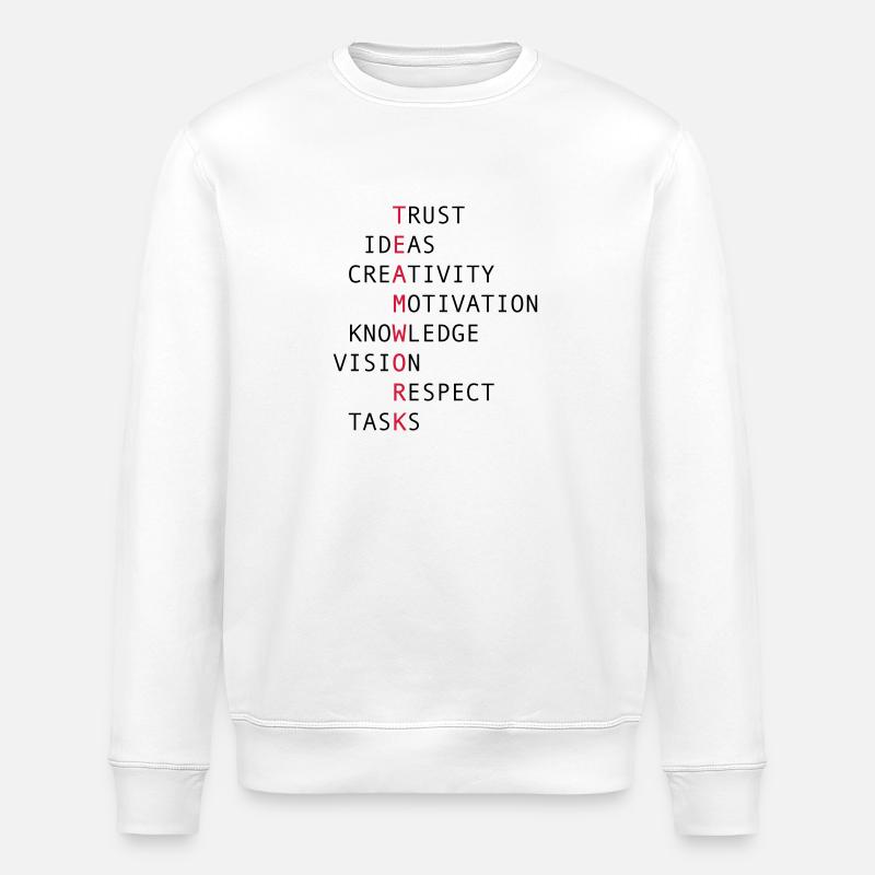 TEAMWORK - Stanley/Stella Unisex Bio-Sweatshirt ROLLER - Weiß