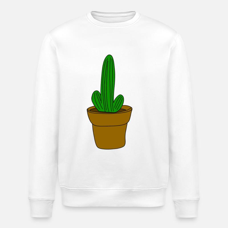 cactus - Sweat bio ROLLER Stanley/Stella Unisexe - blanc