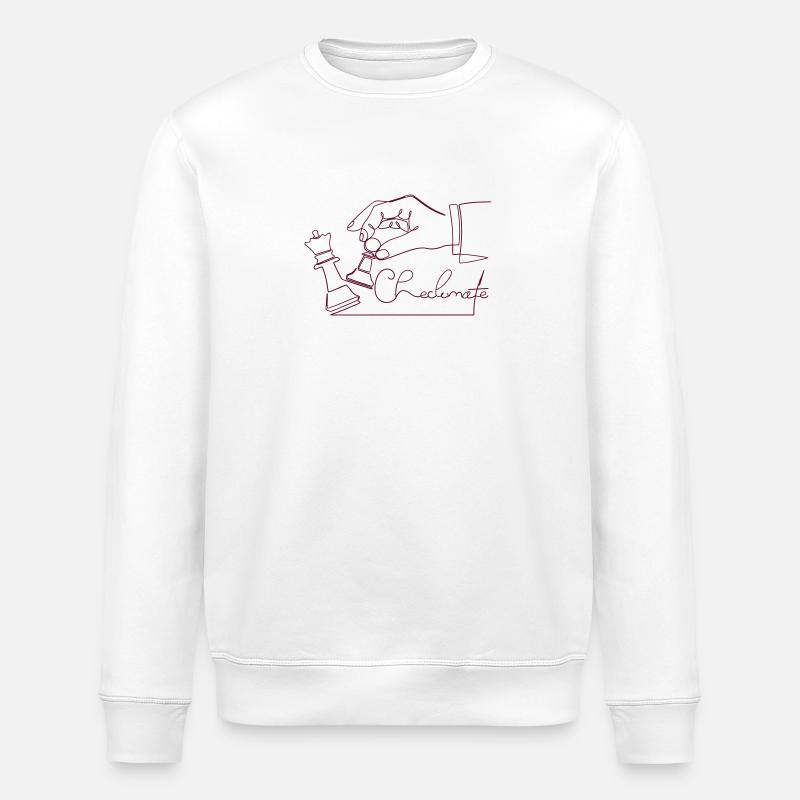 Checkmate!!! - Sweat bio ROLLER Stanley/Stella Unisexe - blanc