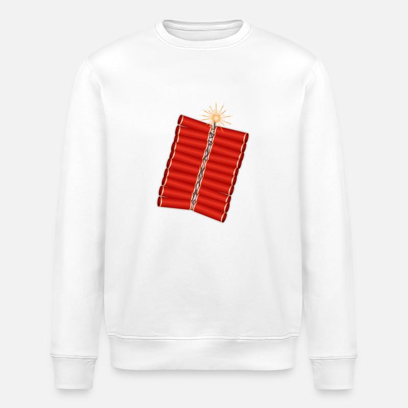 Böller - Stanley/Stella Unisex Bio-Sweatshirt ROLLER - Weiß