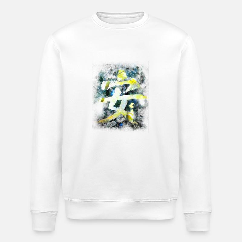 tranquillité - Sweat bio ROLLER Stanley/Stella Unisexe - blanc