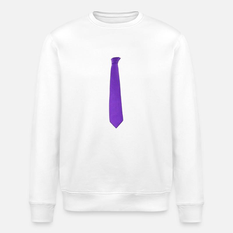 Purple Tie - Sweat bio ROLLER Stanley/Stella Unisexe - blanc