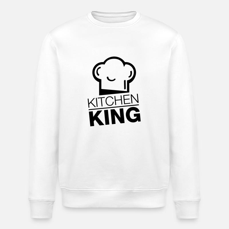 kitchen_king_rp1 - Sweat bio ROLLER Stanley/Stella Unisexe - blanc