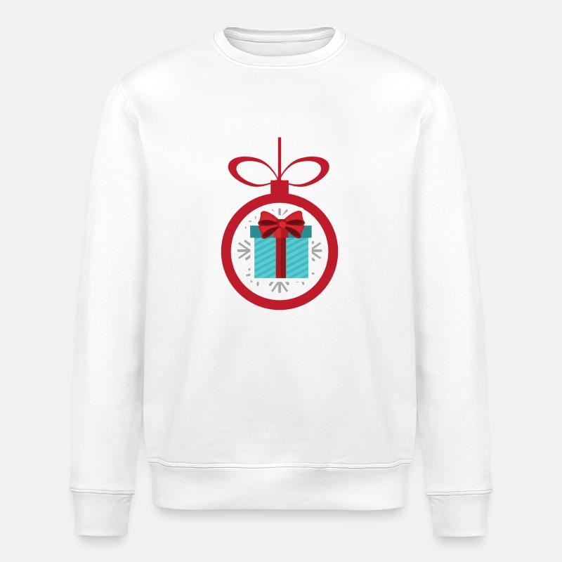 Noël - Sweat bio ROLLER Stanley/Stella Unisexe - blanc