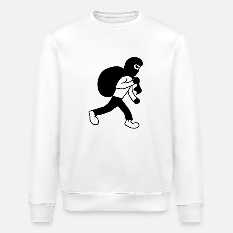 Robber - Stanley/Stella ROLLER Unisex Organic Sweatshirt - white