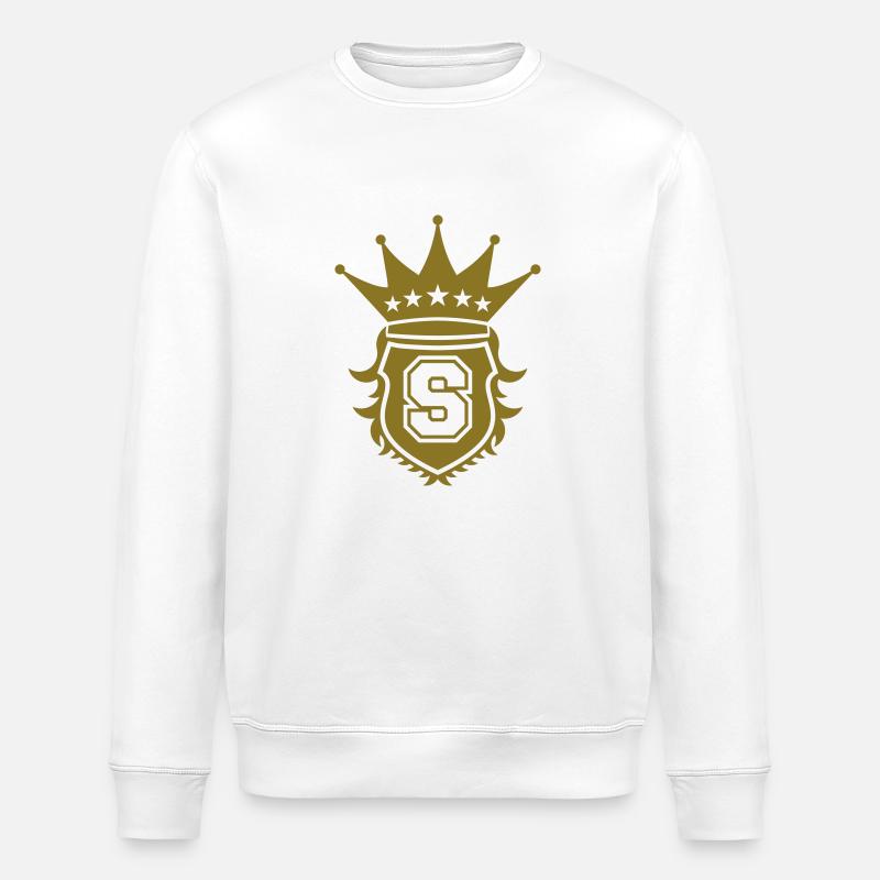 S Crest - Stanley/Stella Unisex Bio-Sweatshirt ROLLER - Weiß