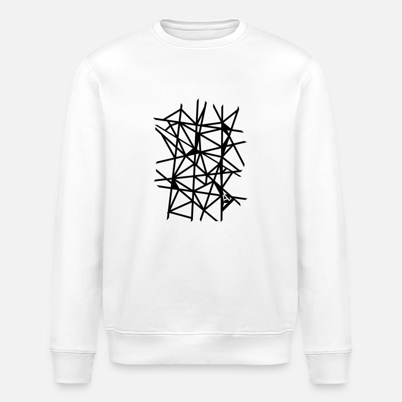 AD Stripes - Sweat bio ROLLER Stanley/Stella Unisexe - blanc