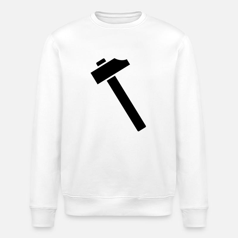 Hammer - Stanley/Stella ROLLER Unisex Organic Sweatshirt - white