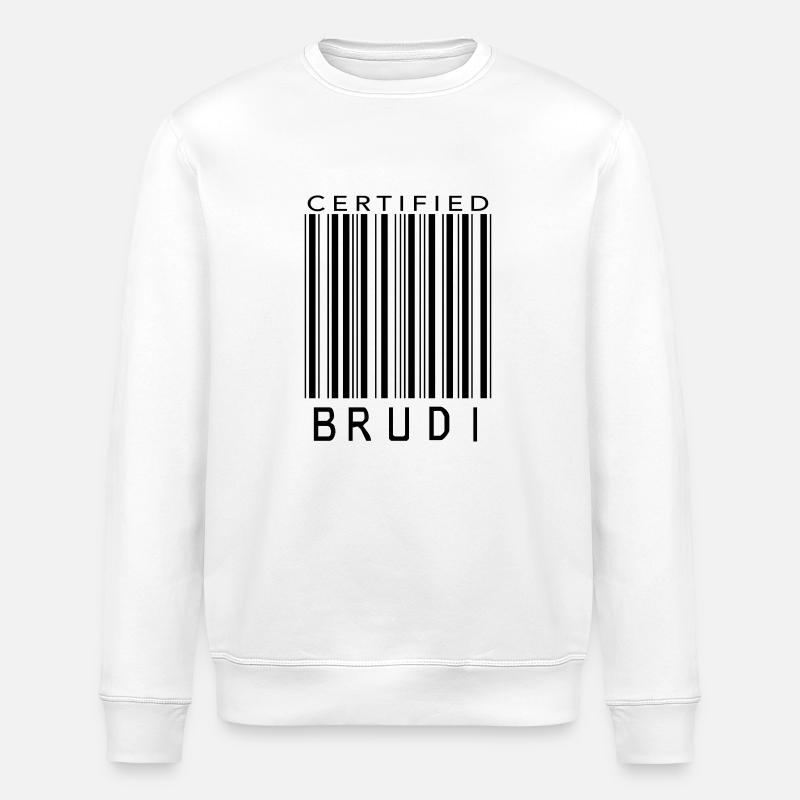 Certified Brudi - Sweat bio ROLLER Stanley/Stella Unisexe - blanc