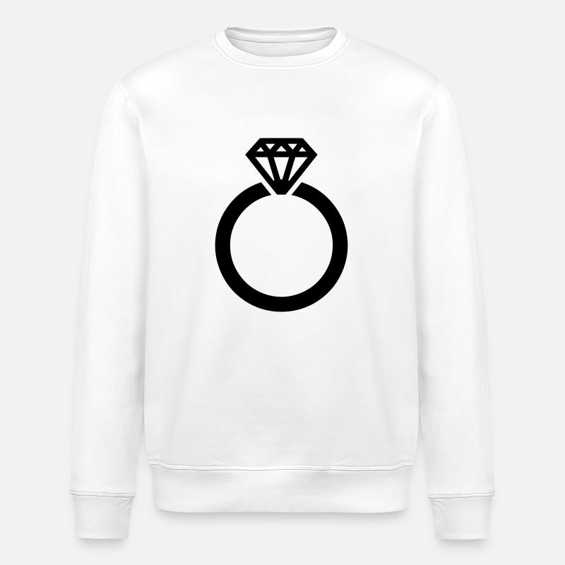 Ring - Stanley/Stella ROLLER Unisex Organic Sweatshirt - white