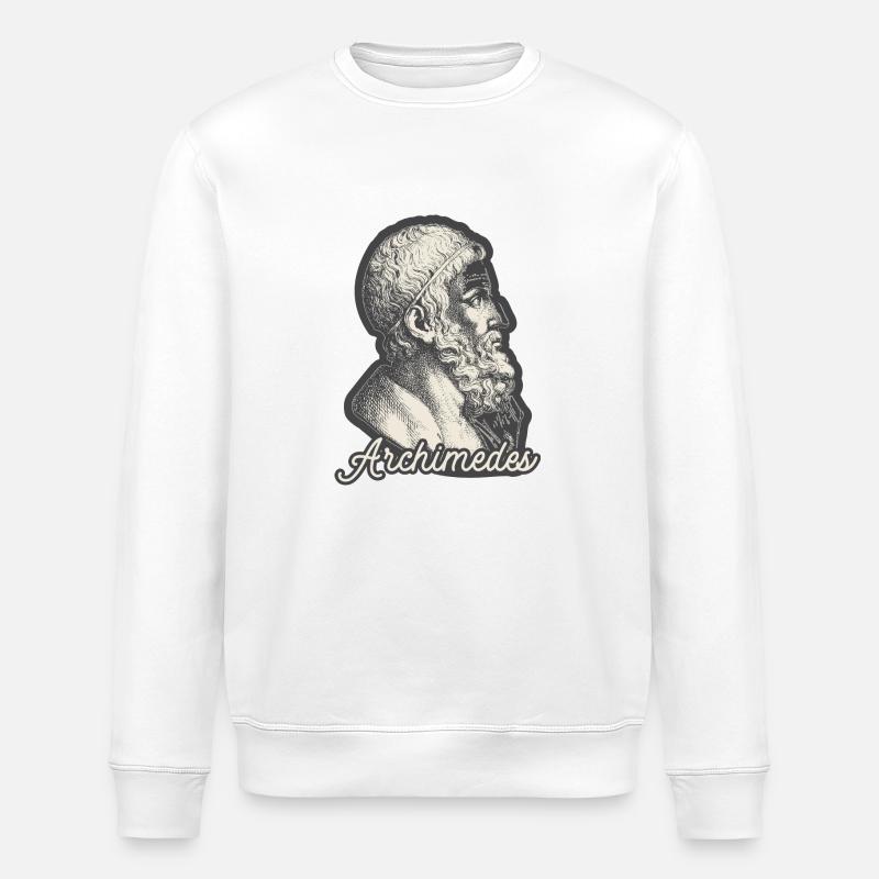 Archimedes - Sweat bio ROLLER Stanley/Stella Unisexe - blanc