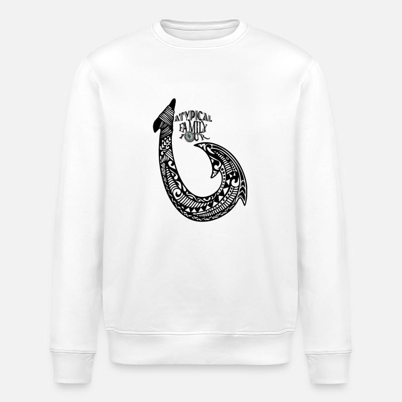A.F.T Hameçon - Sweat bio ROLLER Stanley/Stella Unisexe - blanc
