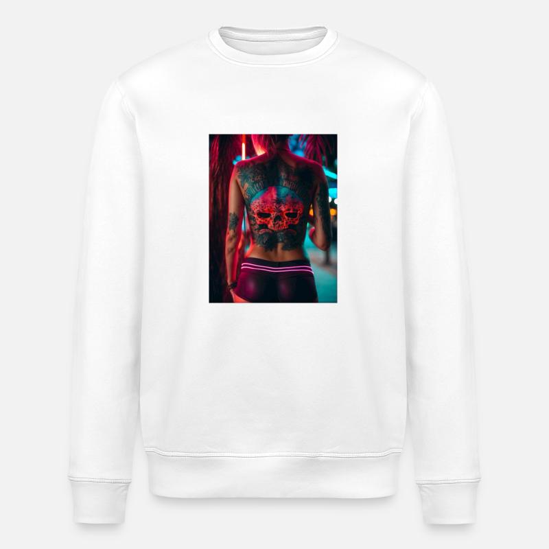 Summer Nights - Stanley/Stella Unisex Bio-Sweatshirt ROLLER - Weiß