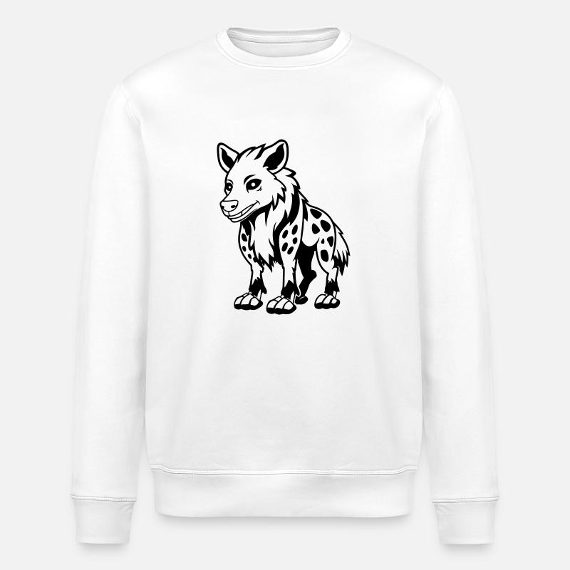 Bande dessinée Coyote - Sweat bio ROLLER Stanley/Stella Unisexe - blanc