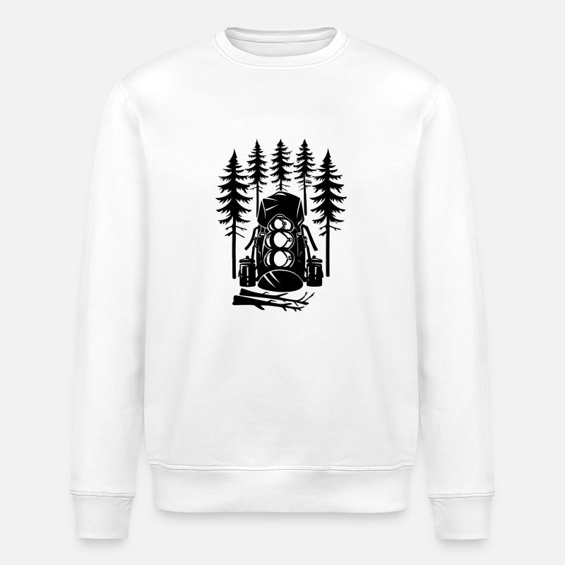 Camping - Stanley/Stella Unisex Bio-Sweatshirt ROLLER - Weiß