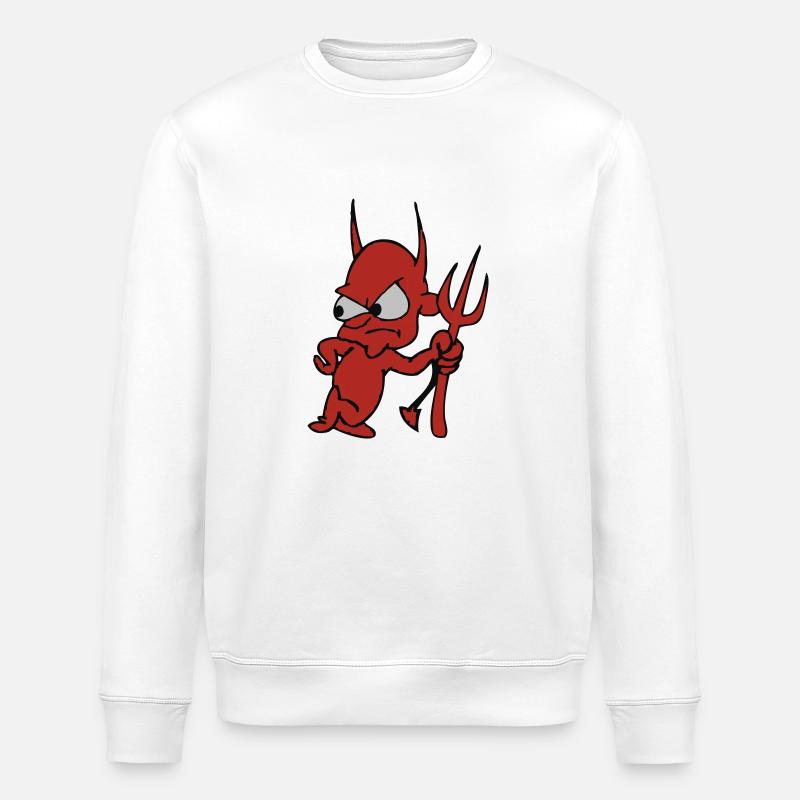 Teufel - Stanley/Stella Unisex Bio-Sweatshirt ROLLER - Weiß