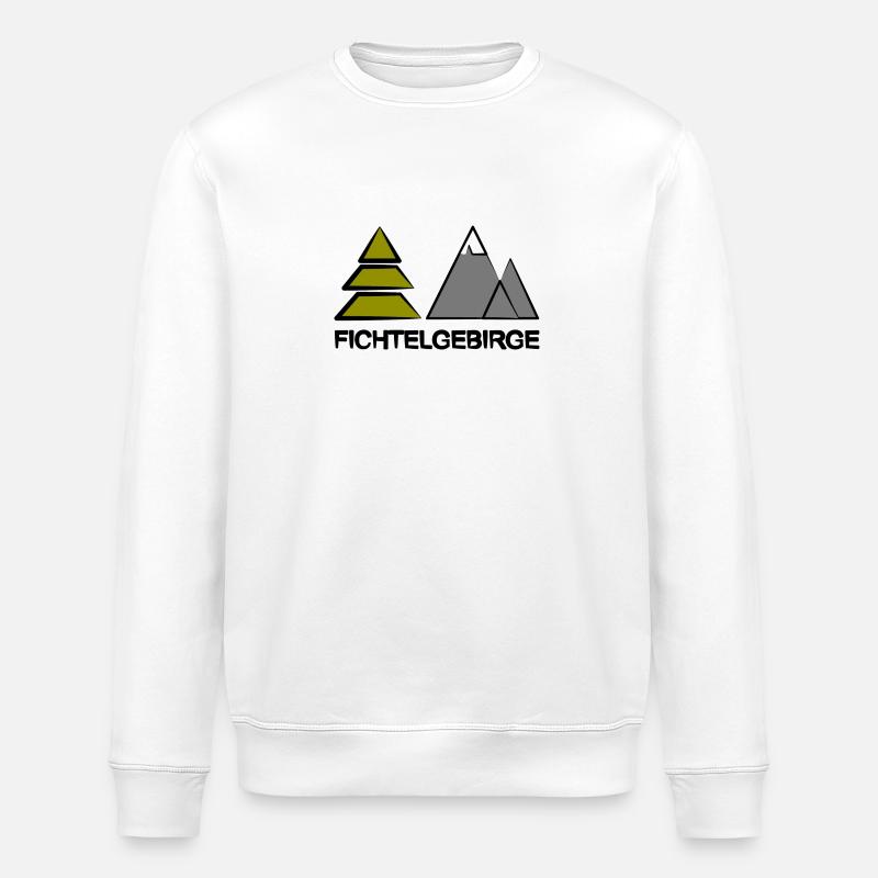 fichtelgebirge - Stanley/Stella Unisex Bio-Sweatshirt ROLLER - Weiß