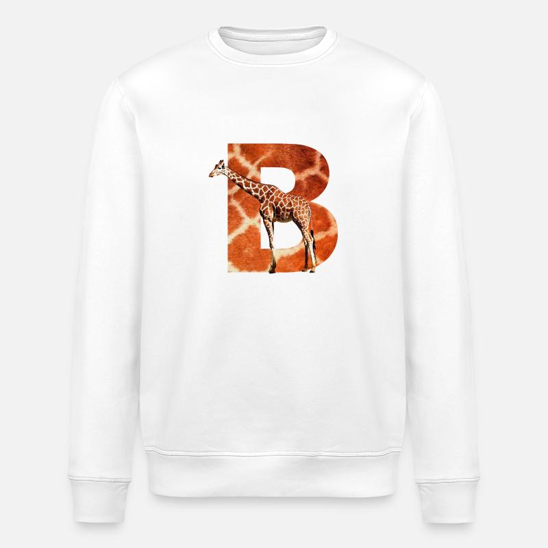 Girafe B - Sweat bio ROLLER Stanley/Stella Unisexe - blanc