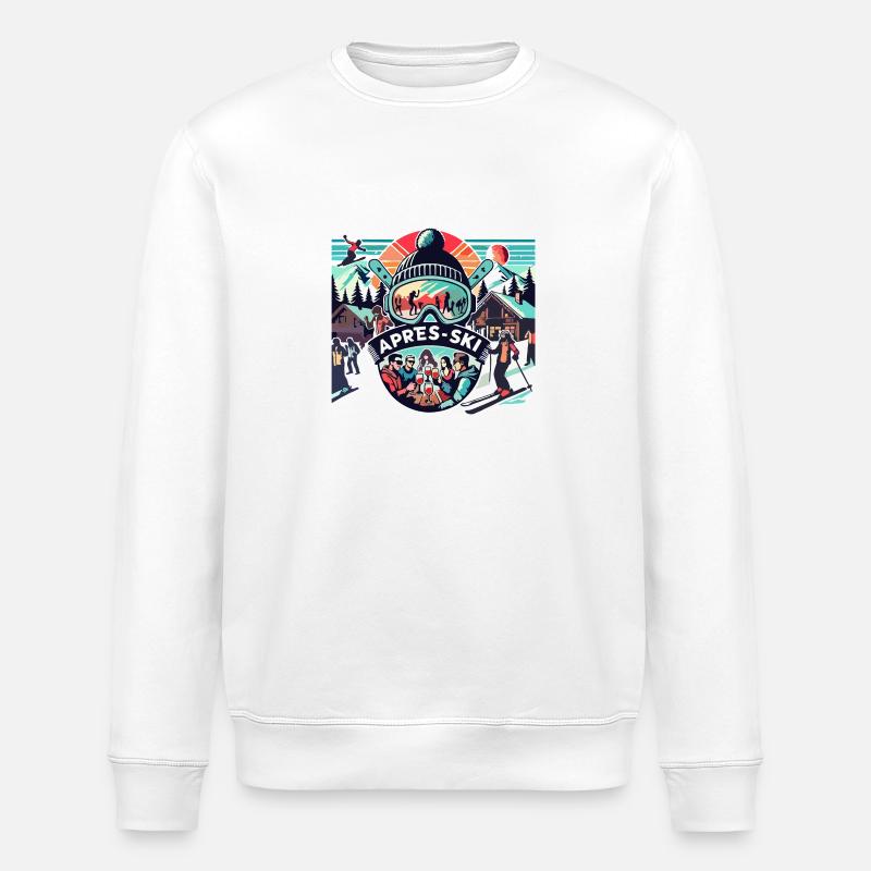Après-ski - Sweat bio ROLLER Stanley/Stella Unisexe - blanc