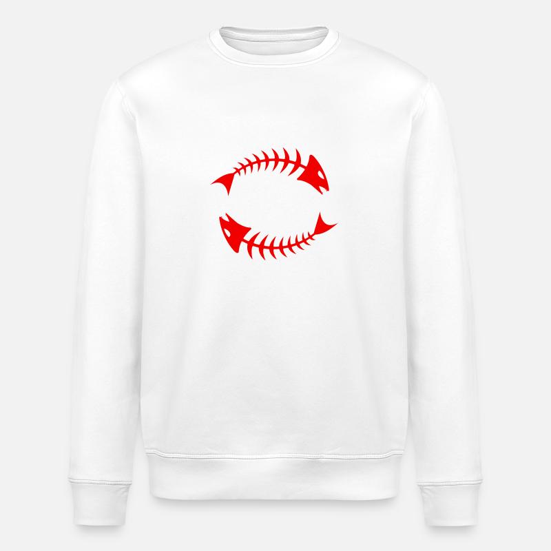 Double Fishbone Fishbone - Sweat bio ROLLER Stanley/Stella Unisexe - blanc