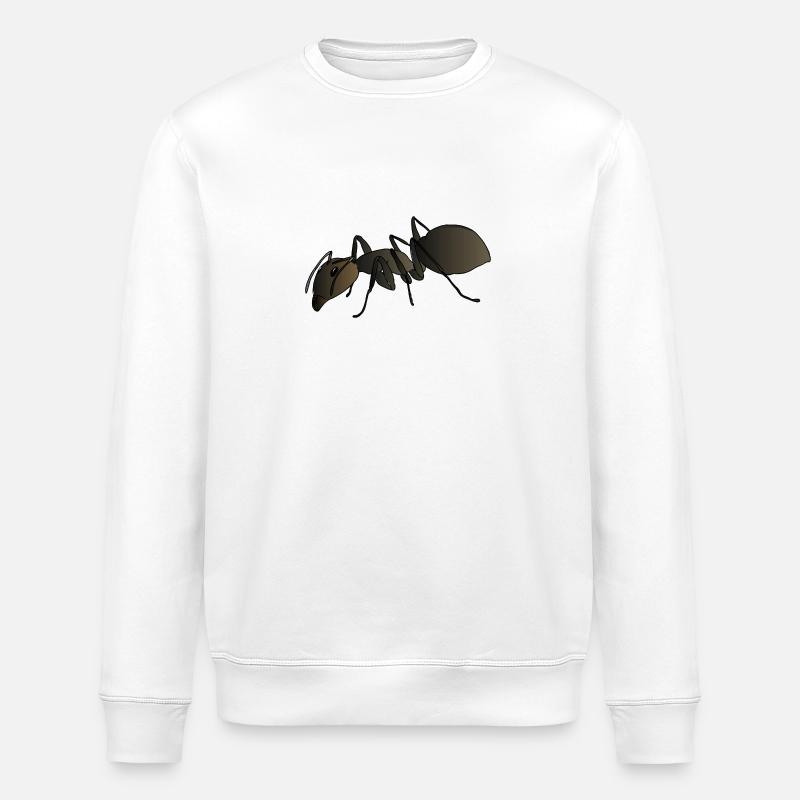 Fourmi - Sweat bio ROLLER Stanley/Stella Unisexe - blanc