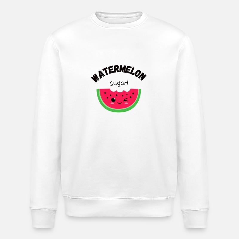 Watermelon sugar! - Stanley/Stella Unisex Bio-Sweatshirt ROLLER - Weiß