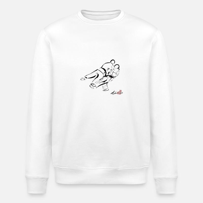 YOKO GAKE, JUDO - Stanley/Stella Unisex Bio-Sweatshirt ROLLER - Weiß