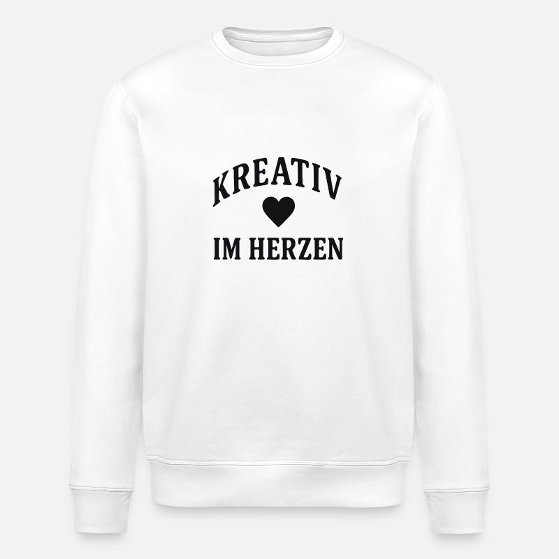 Herz Kreativ - Stanley/Stella Unisex Bio-Sweatshirt ROLLER - Weiß