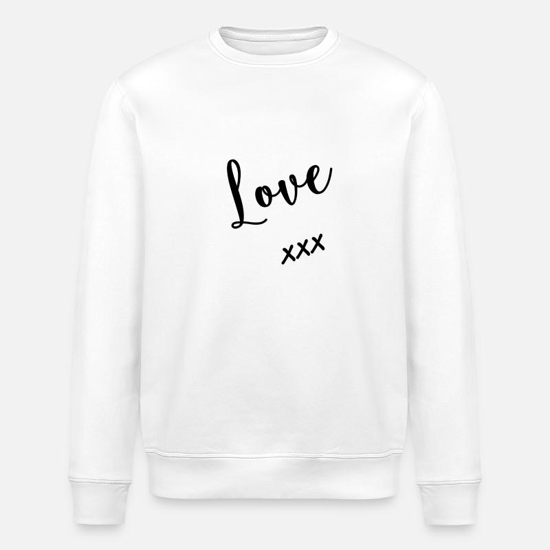 LOVE - Sweat bio ROLLER Stanley/Stella Unisexe - blanc