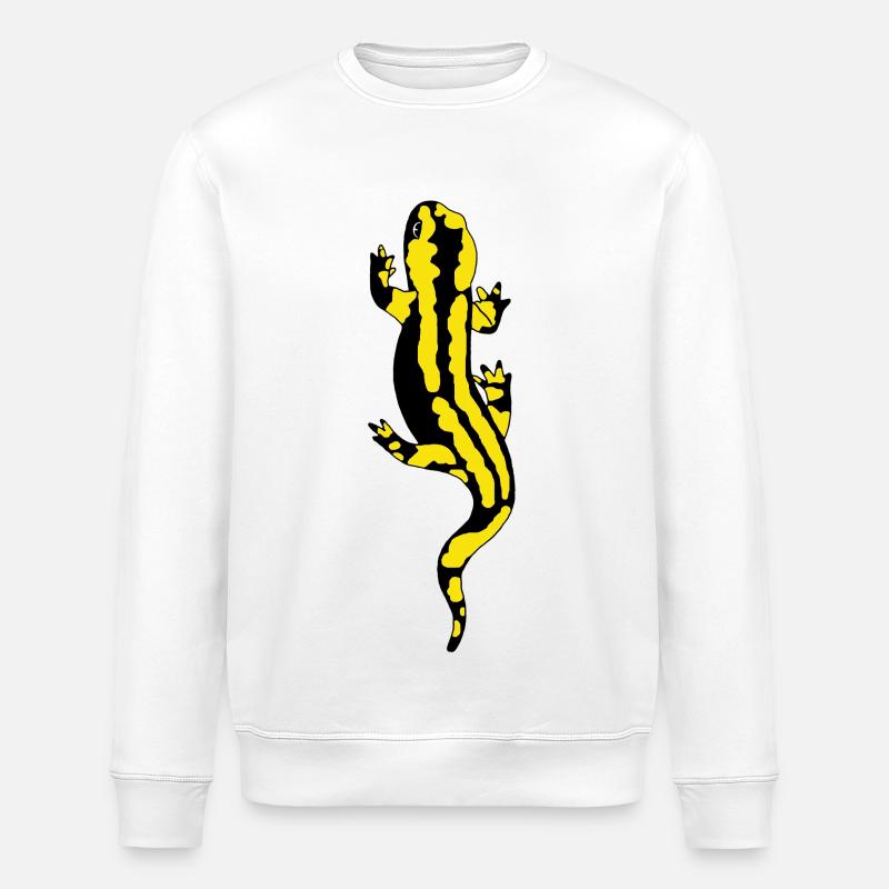 Salamander - Stanley/Stella ROLLER økologisk unisex-sweatshirt - hvit