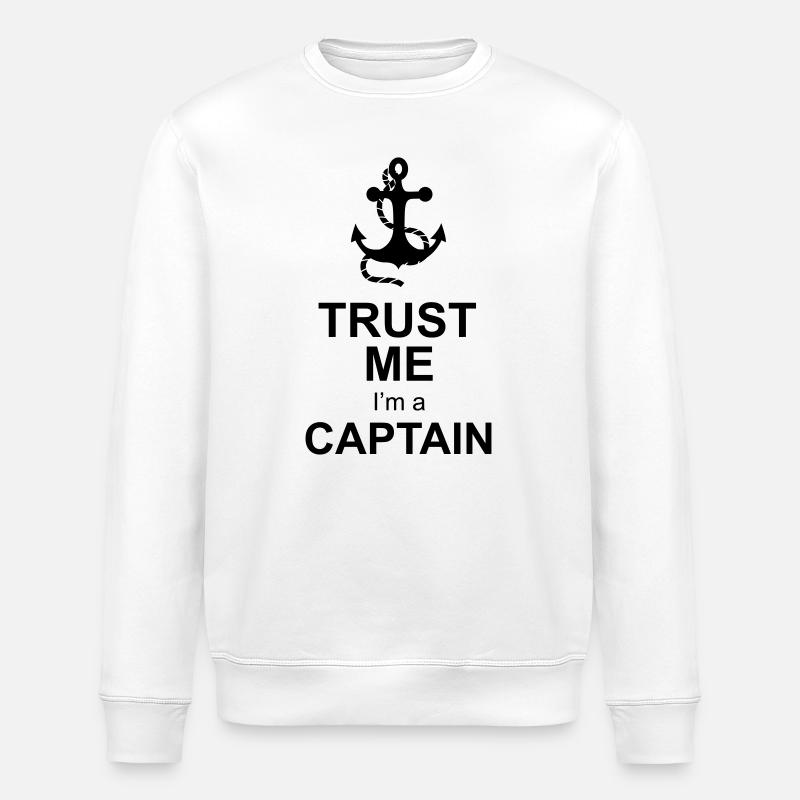kapitän captain - Stanley/Stella Unisex Bio-Sweatshirt ROLLER - Weiß