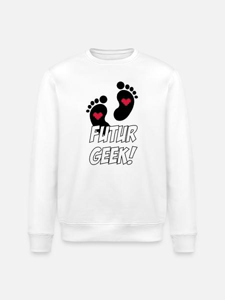 Futur Geek ! - Sweat bio ROLLER Stanley/Stella Unisexe - blanc