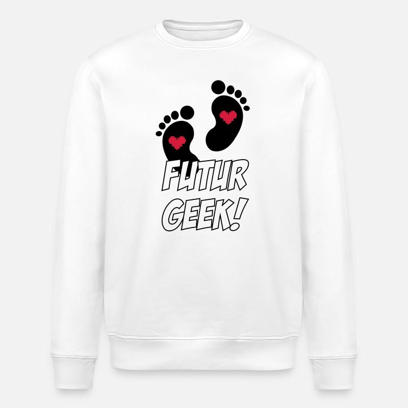 Futur Geek ! - Sweat bio ROLLER Stanley/Stella Unisexe - blanc