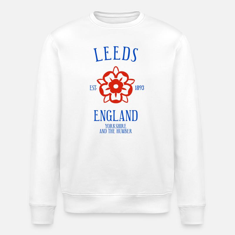 LEEDS Angleterre - Sweat bio ROLLER Stanley/Stella Unisexe - blanc
