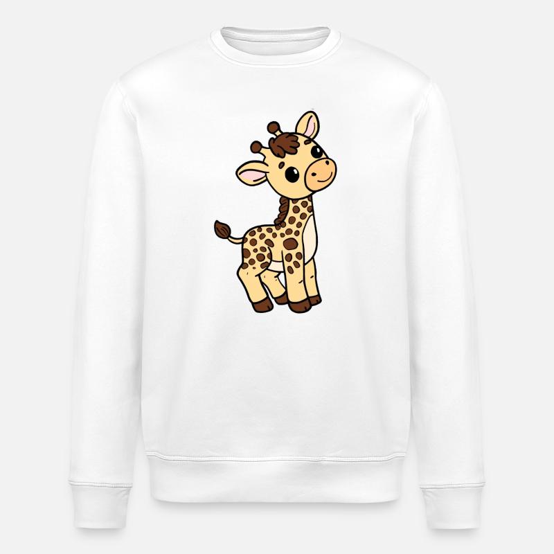 Girafe - Sweat bio ROLLER Stanley/Stella Unisexe - blanc