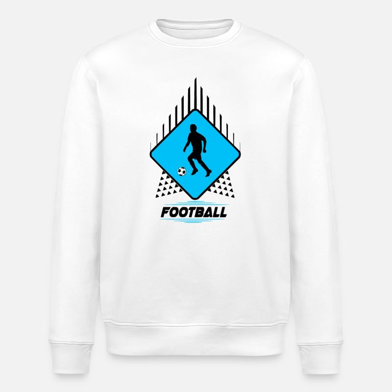 Fußball - Stanley/Stella Unisex Bio-Sweatshirt ROLLER - Weiß