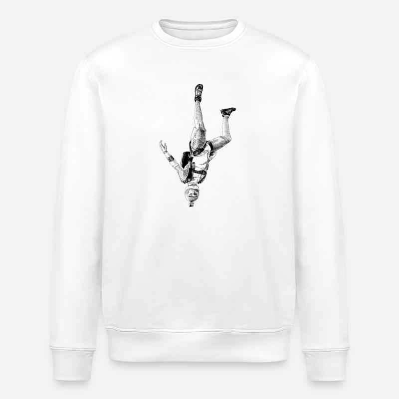 Skydiver - Stanley/Stella Unisex Bio-Sweatshirt ROLLER - Weiß