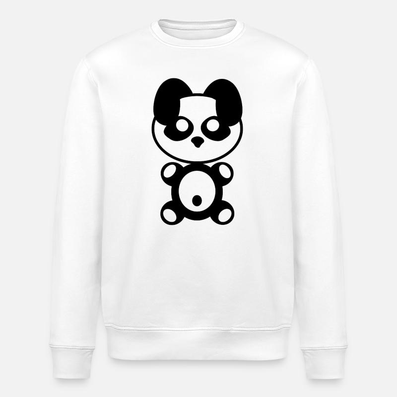 Plush: Pandy - Stanley/Stella ROLLER Unisex Organic Sweatshirt - white