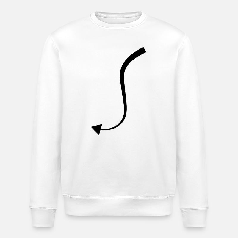 Devil Tail - Stanley/Stella ROLLER Unisex Organic Sweatshirt - white