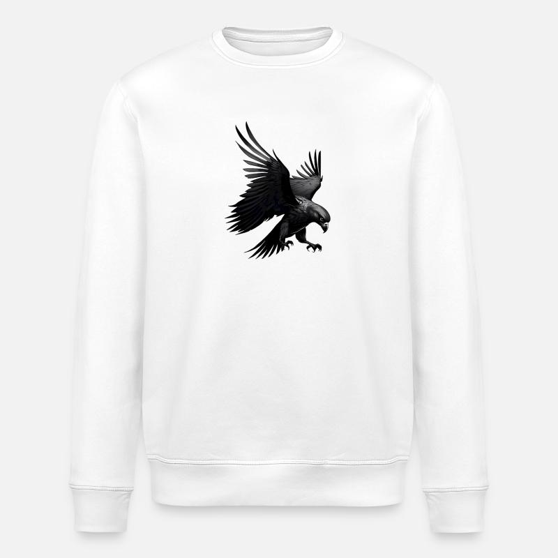 Schattenadler - Stanley/Stella Unisex Bio-Sweatshirt ROLLER - Weiß