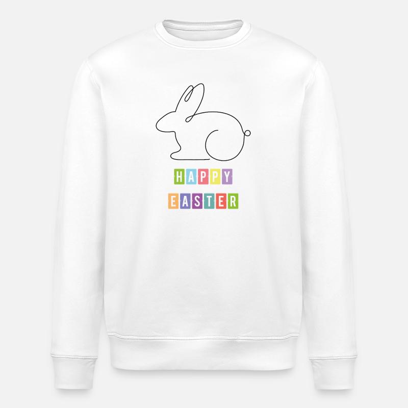 Joyeuses Pâques 2 - Sweat bio ROLLER Stanley/Stella Unisexe - blanc