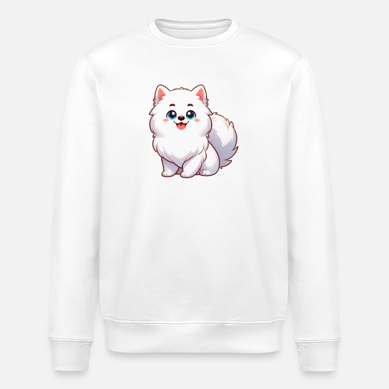 Spitz 4 - Stanley/Stella ROLLER Unisex Organic Sweatshirt - white