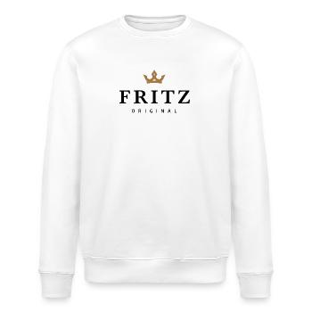 Fritz - Stanley/Stella Unisex Bio-Sweatshirt ROLLER - Weiß - Vorne - Nik (191cm)